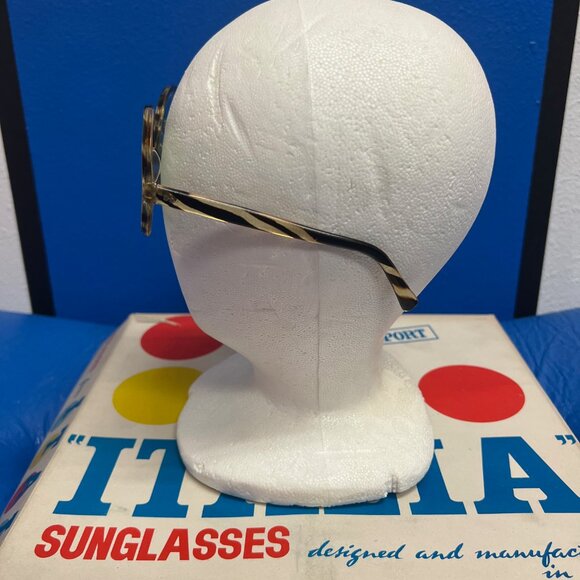 Vintage Deadstock 1960s Italian Oversized Round Sunglasses main image 8